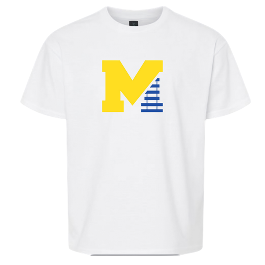 New Haven Mustangs tee - White