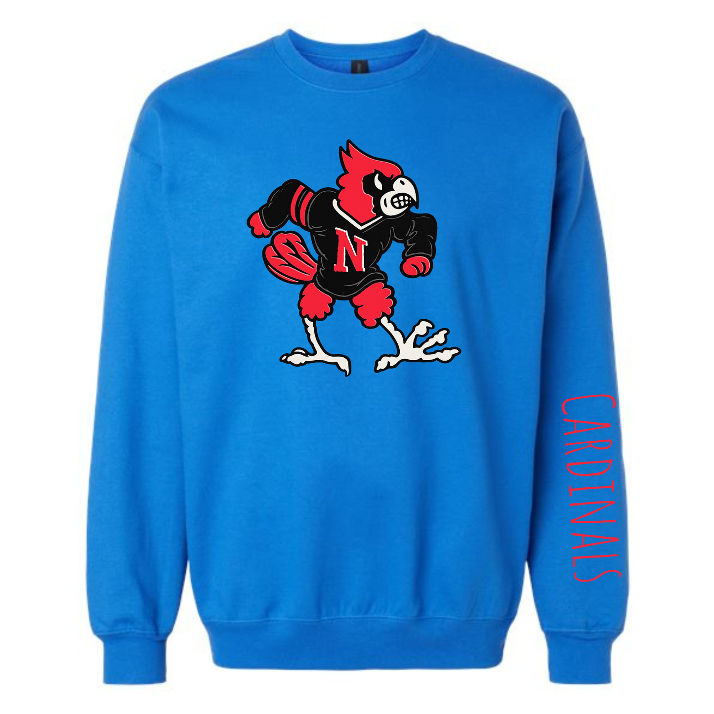 Black Vintage Cardinal Sweatshirt - Blue